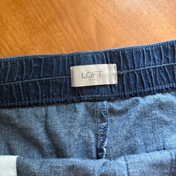 LOFT Blue Shorts Women's Large - Picture 4 of 9